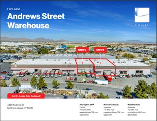 Plus de détails pour 4420 Andrews St, North Las Vegas, NV - Industriel/Logistique à louer
