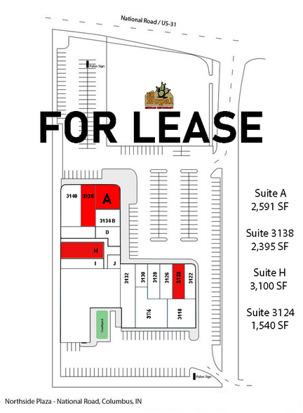 3136 N National Rd, Columbus, IN à louer - Photo de l’immeuble – Image 2 sur 42