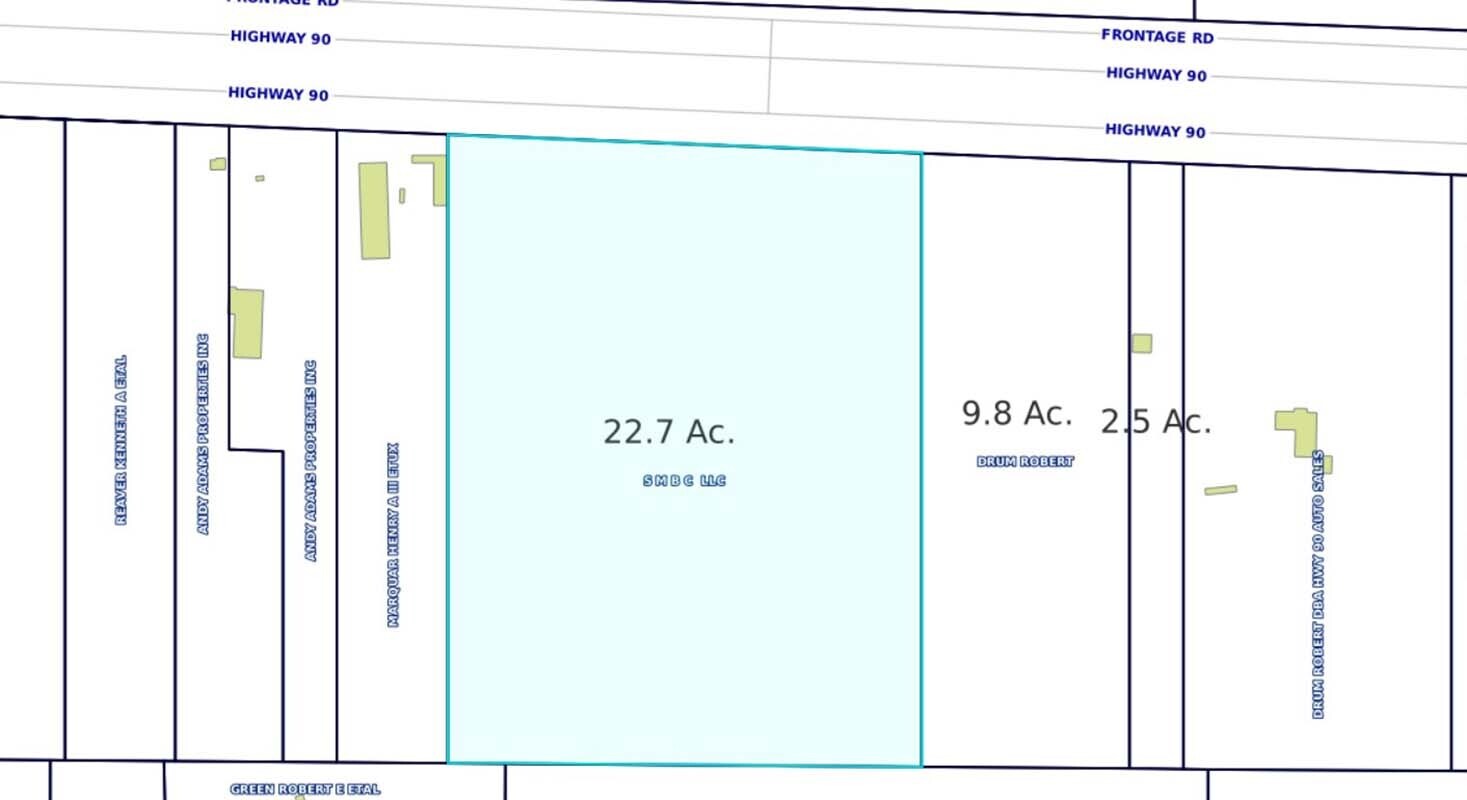 0 Hwy 90 Hwy, Waveland, MS à vendre Plan de site– Image 1 sur 2