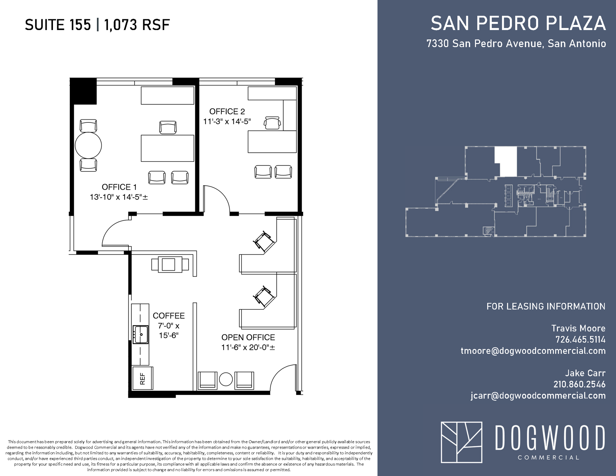 7330 San Pedro Ave, San Antonio, TX à louer Plan d’étage– Image 1 sur 1