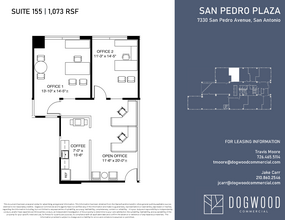 7330 San Pedro Ave, San Antonio, TX à louer Plan d’étage– Image 1 sur 1