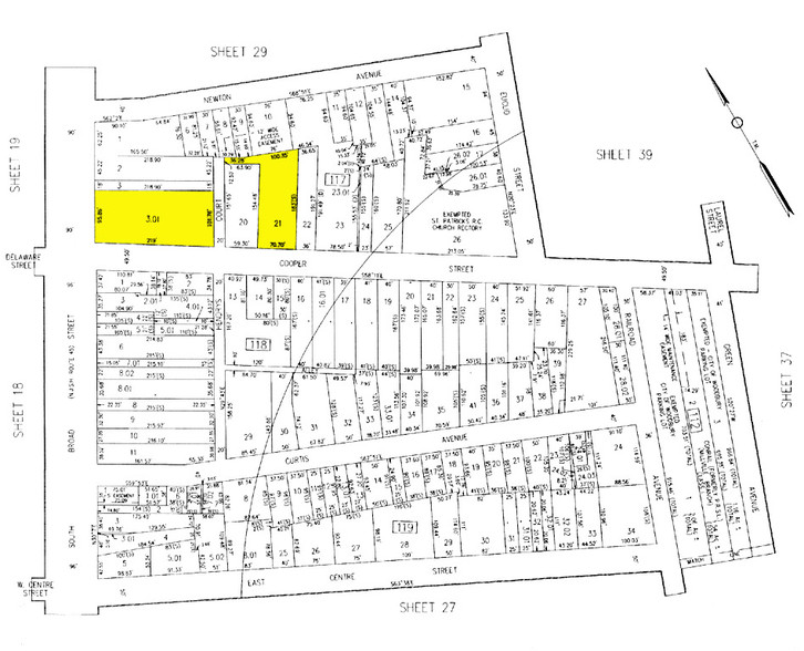 6 N Broad St, Woodbury, NJ à louer - Plan cadastral – Image 3 sur 7