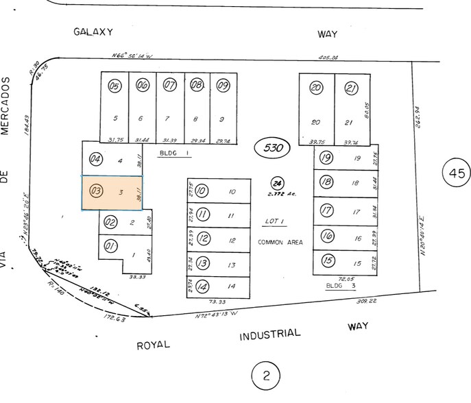 1300 Galaxy Way, Concord, CA à vendre - Plan cadastral – Image 2 sur 8