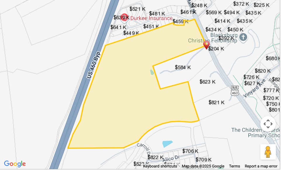 TBD N. MAIN St, Blacksburg, VA à vendre - Plan cadastral – Image 3 sur 15