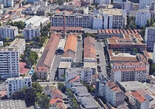 Aubervilliers, SSD - Vue aérienne  vue de carte