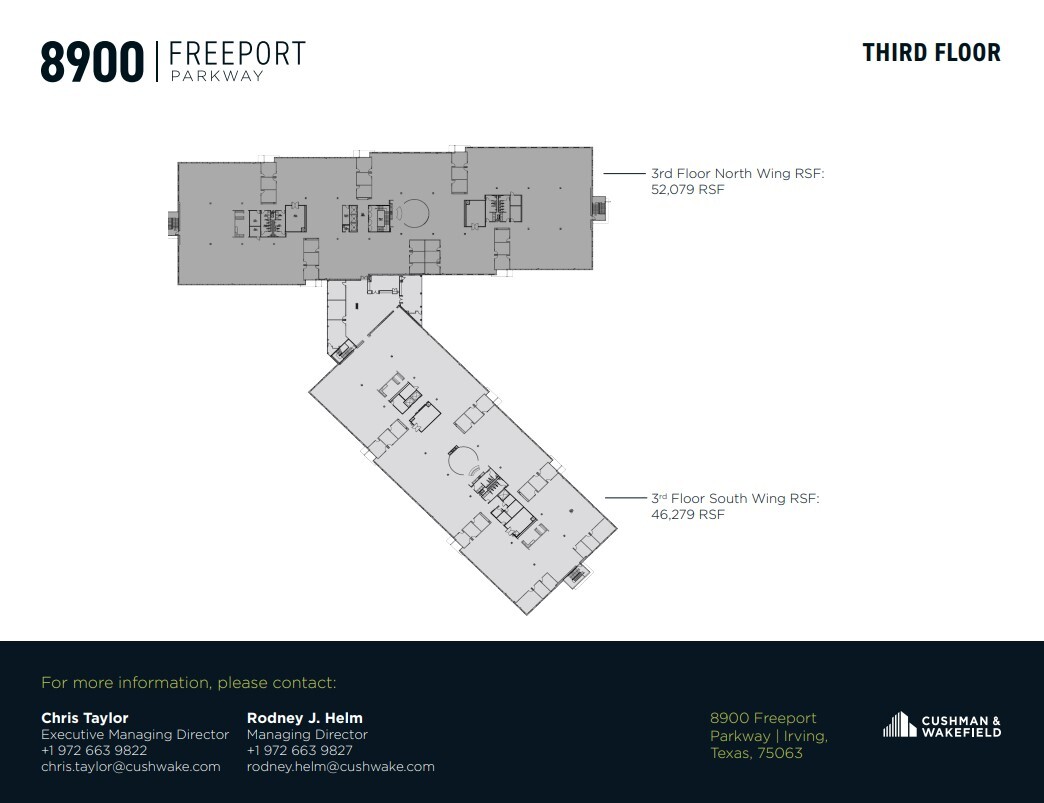 8900 Freeport Pky, Irving, TX à louer Plan d’étage– Image 1 sur 1