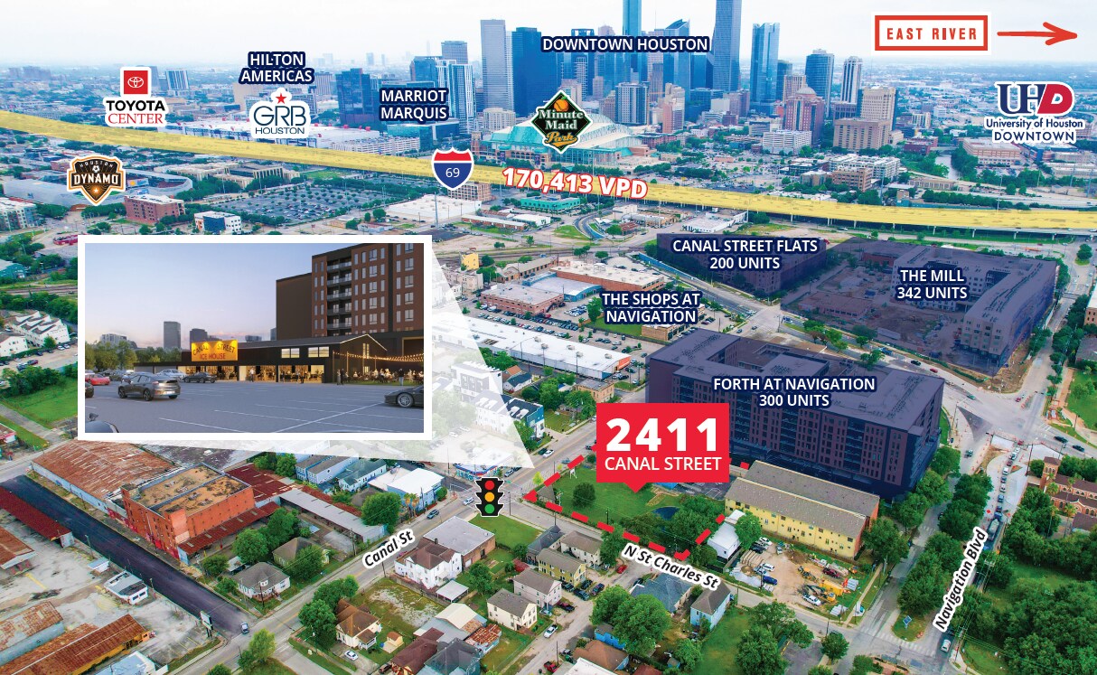 2411 Canal St, Houston, TX à vendre Photo principale– Image 1 sur 3