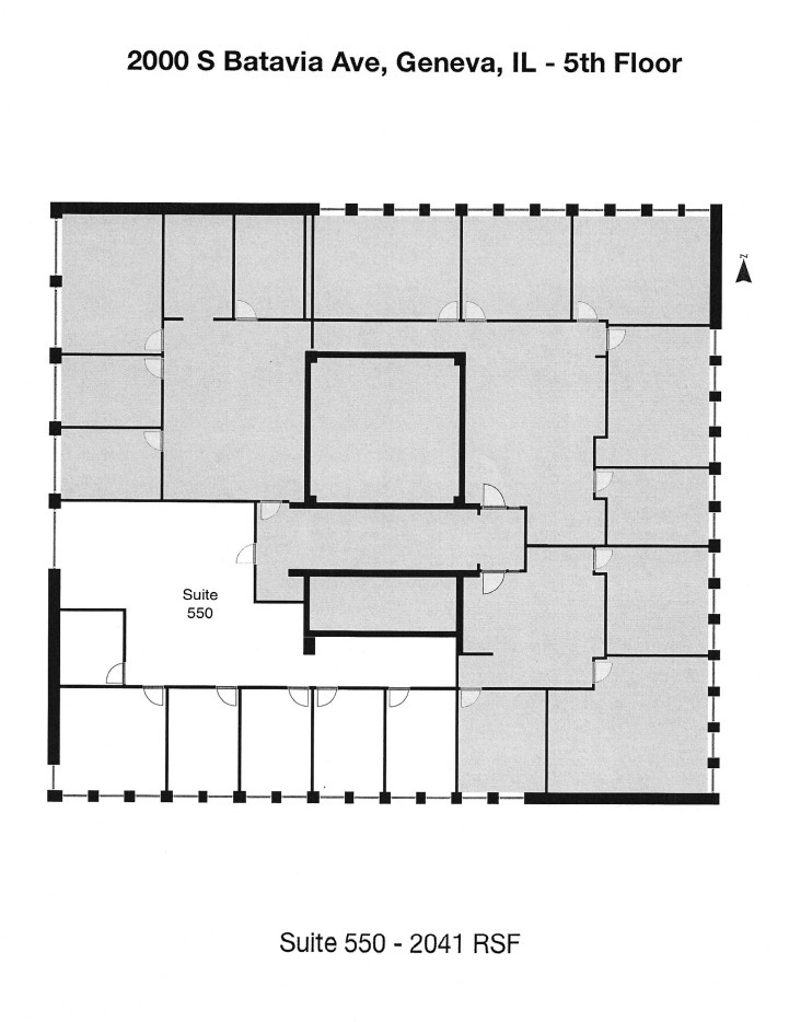 2000 S Batavia Ave, Geneva, IL à louer Plan d’étage– Image 1 sur 1