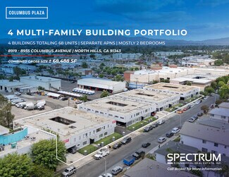 Plus de détails pour Columbus Plaza 4 Multi-Family Buildings – Logement à vendre, North Hills, CA