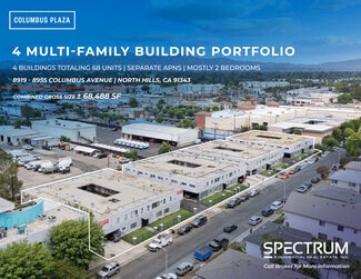 Plus de détails pour Columbus Plaza 4 Multi-Family Buildings – Logement à vendre, North Hills, CA