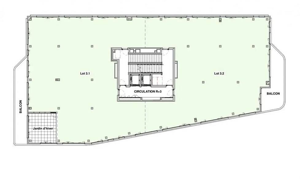 Bureau dans Sainte-Luce-sur-Loire à louer - Plan d’étage – Image 2 sur 4