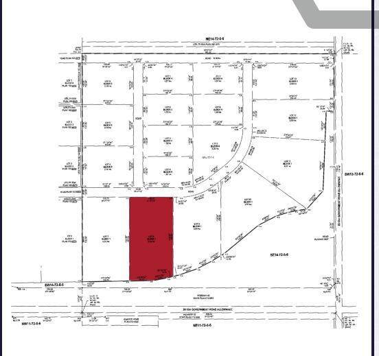 21, 722040 Range Road 51, Grande Prairie, AB à vendre - Plan de site – Image 2 sur 2
