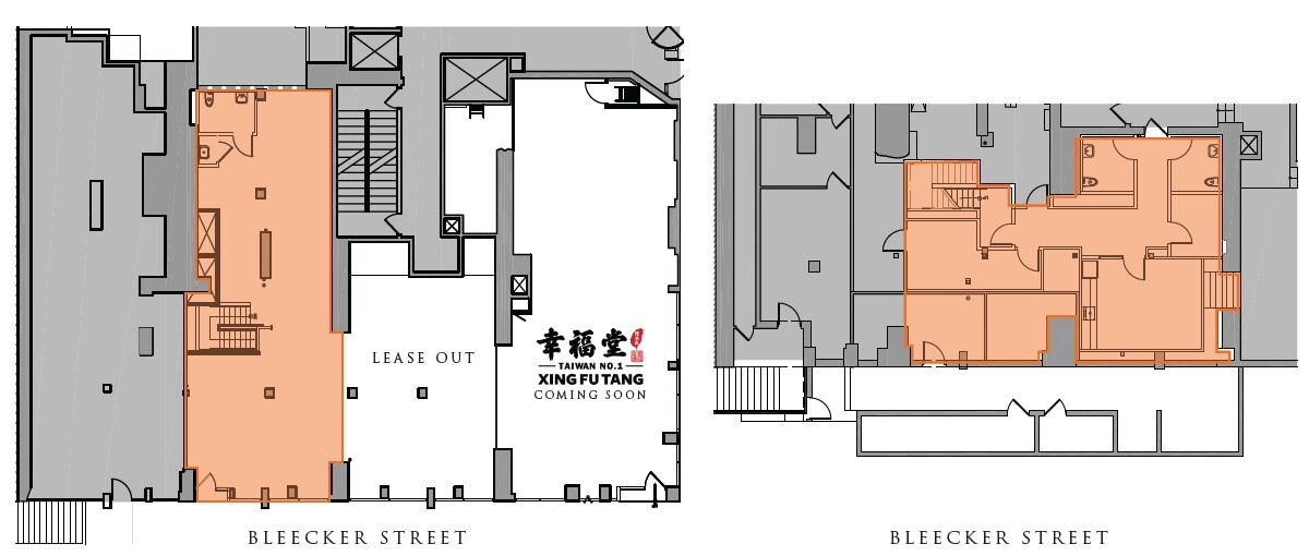 154 Bleecker St, New York, NY à louer Plan d’étage– Image 1 sur 2