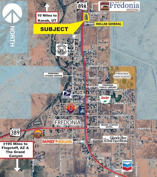 SEC Hwy 89A & Cowboy Dr, Fredonia, AZ à vendre - Photo de l’immeuble – Image 1 sur 2