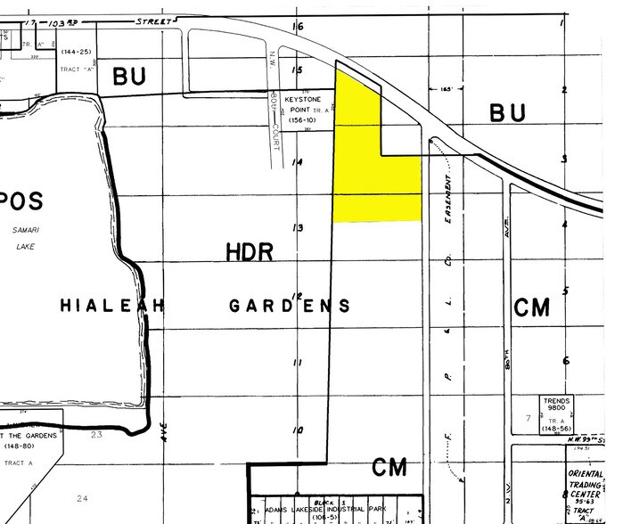 10200-10230 NW 80th Ave, Hialeah, FL à louer - Plan cadastral – Image 2 sur 6
