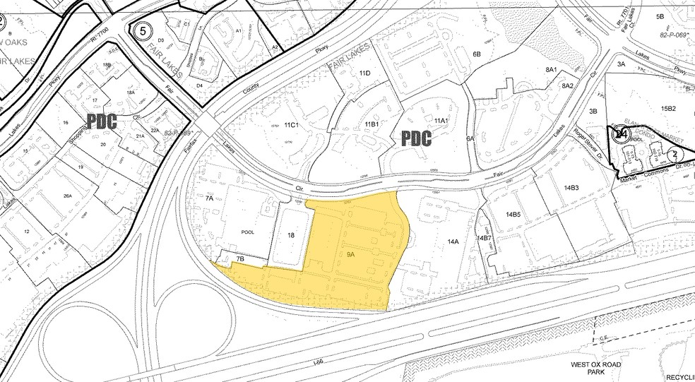 12701 Fair Lakes Cir, Fairfax, VA à louer - Plan cadastral – Image 2 sur 5