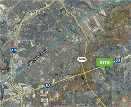 Old Graytown Road, Converse, TX - VUE AÉRIENNE vue de carte