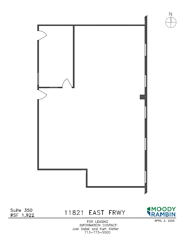 11821 E I-10 Fwy, Houston, TX à louer Plan d’étage– Image 1 sur 1