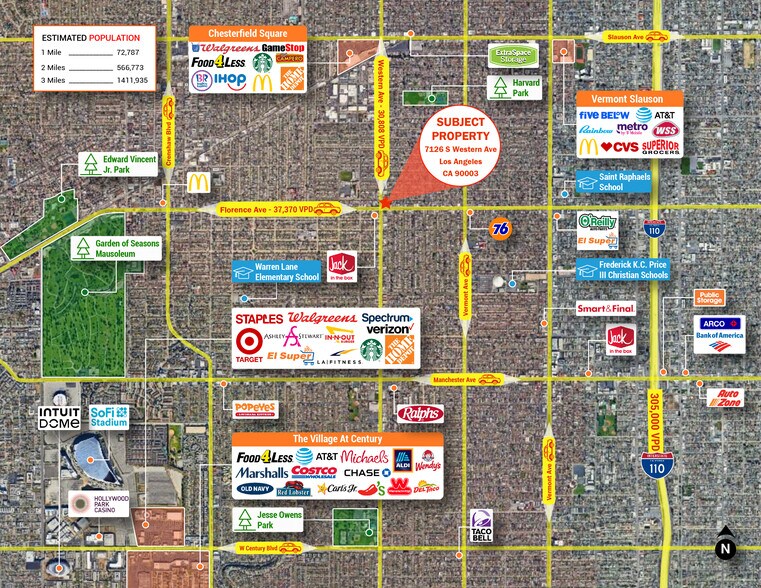 Two (2)Assets Available Together or Separately | Drive Thru | Retail | portefeuille de 2 biens à vendre sur LoopNet.fr - Aérien – Image 3 sur 12