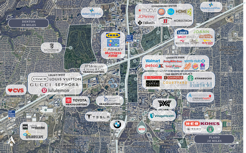 Spring Creek Parkway, Plano, TX à vendre - Carte – Image 3 sur 9
