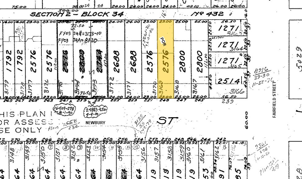 249 Newbury St, Boston, MA à vendre - Plan cadastral – Image 3 sur 8