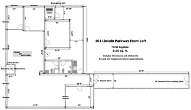 101 Lincoln Pky, East Rochester, NY à louer Plan d’étage– Image 1 sur 14