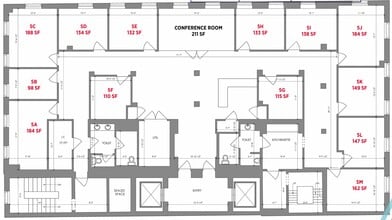 123 E Main St, Charlottesville, VA à louer Plan d’étage– Image 1 sur 1