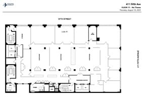 411 Fifth Ave, New York, NY à louer Plan d’étage– Image 1 sur 1