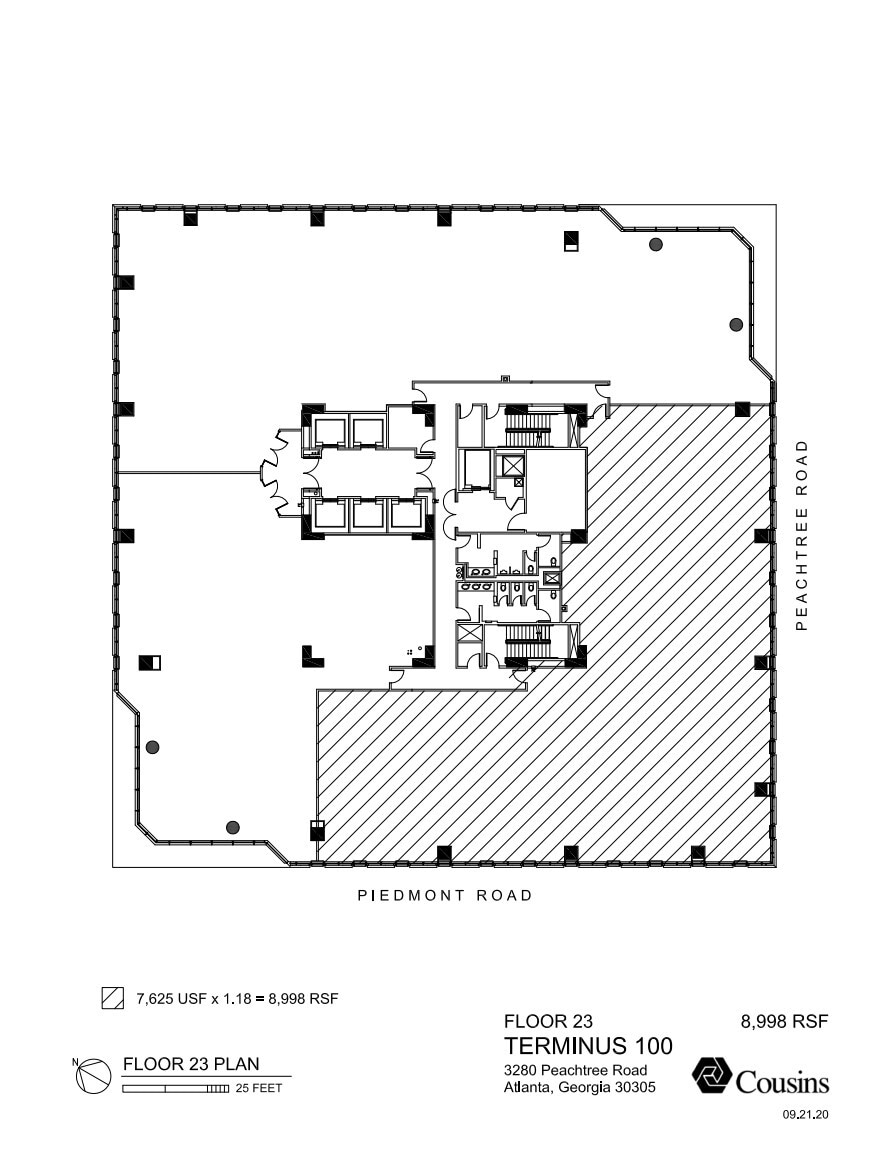 3280 Peachtree Rd, Atlanta, GA à louer Plan d’étage– Image 1 sur 1