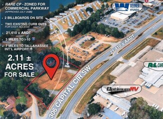 Plus de détails pour 306 Capital SW cir, Tallahassee, FL - Terrain à vendre