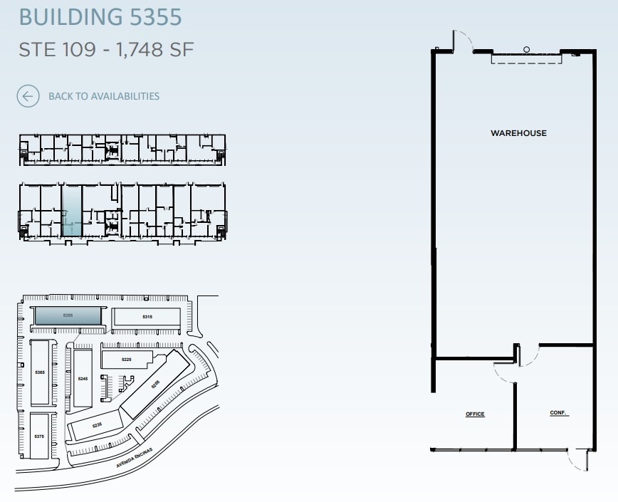 5205 Avenida Encinas, Carlsbad, CA à louer Plan d’étage– Image 1 sur 1
