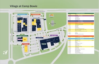 6323-6333 Camp Bowie Blvd, Fort Worth, TX à louer Plan de site– Image 1 sur 1