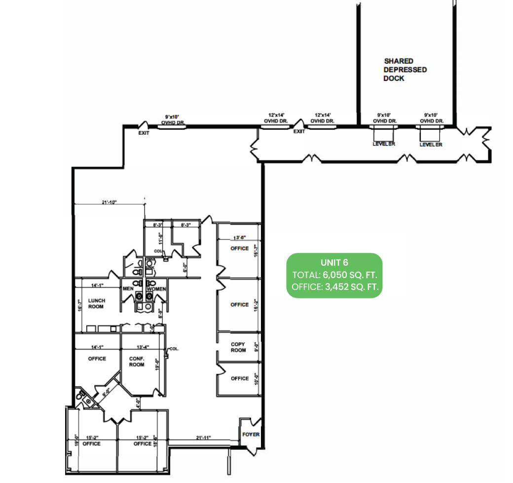 1935-1955 Techny Rd, Northbrook, IL à louer Plan d’étage– Image 1 sur 1