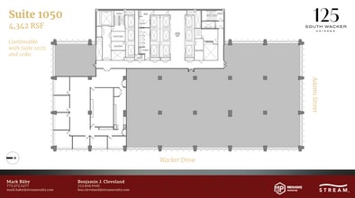 125 S Wacker Dr, Chicago, IL à louer Plan d’étage– Image 1 sur 1