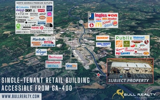Plus de détails pour 2054 Highway 400 S, Dawsonville, GA - Local commercial à vendre