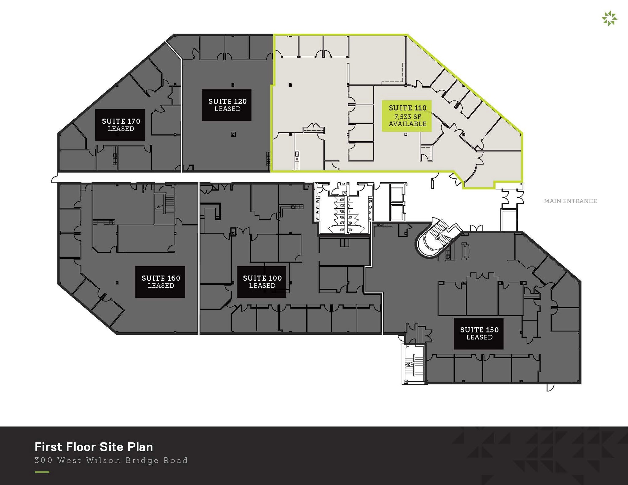 300 W Wilson Bridge Rd, Worthington, OH à louer Plan de site– Image 1 sur 3