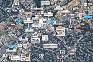 2709 N Tryon St, Charlotte, NC - VUE AÉRIENNE  vue de carte