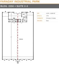 2375 Michael Faraday Dr, San Diego, CA à louer Plan d’étage– Image 2 sur 2