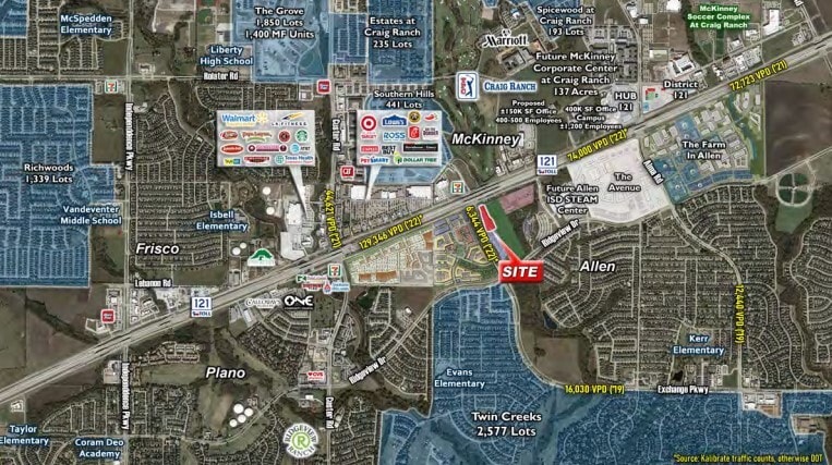 SEC of Exchange Pkwy & SH 121, Allen, TX à vendre Photo principale– Image 1 sur 5