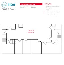 1087-1121 Cliveden Ave, Delta, BC à louer Plan d’étage– Image 1 sur 1