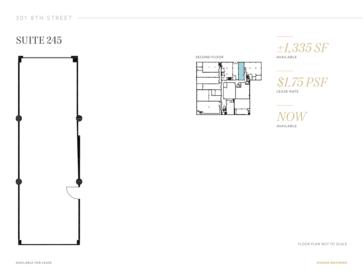 301-335 8th St, San Francisco, CA à louer Plan d’étage– Image 1 sur 1