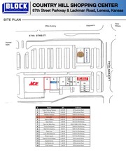 15225 W 87th St, Lenexa, KS à louer Plan de site– Image 1 sur 1