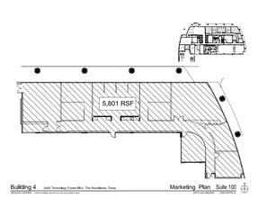 2445 Technology Forest Blvd, The Woodlands, TX à louer Plan d’étage– Image 1 sur 1