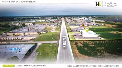 3930 E Main St, Blytheville, AR - Vue aérienne vue de carte - Image1