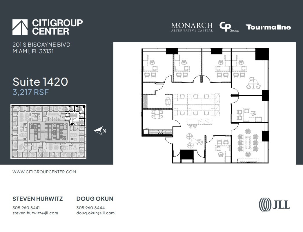 201 S Biscayne Blvd, Miami, FL à louer Plan d’étage– Image 1 sur 1