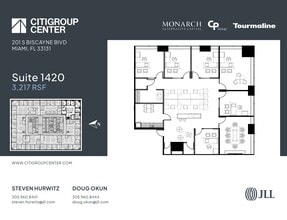201 S Biscayne Blvd, Miami, FL à louer Plan d’étage– Image 1 sur 1