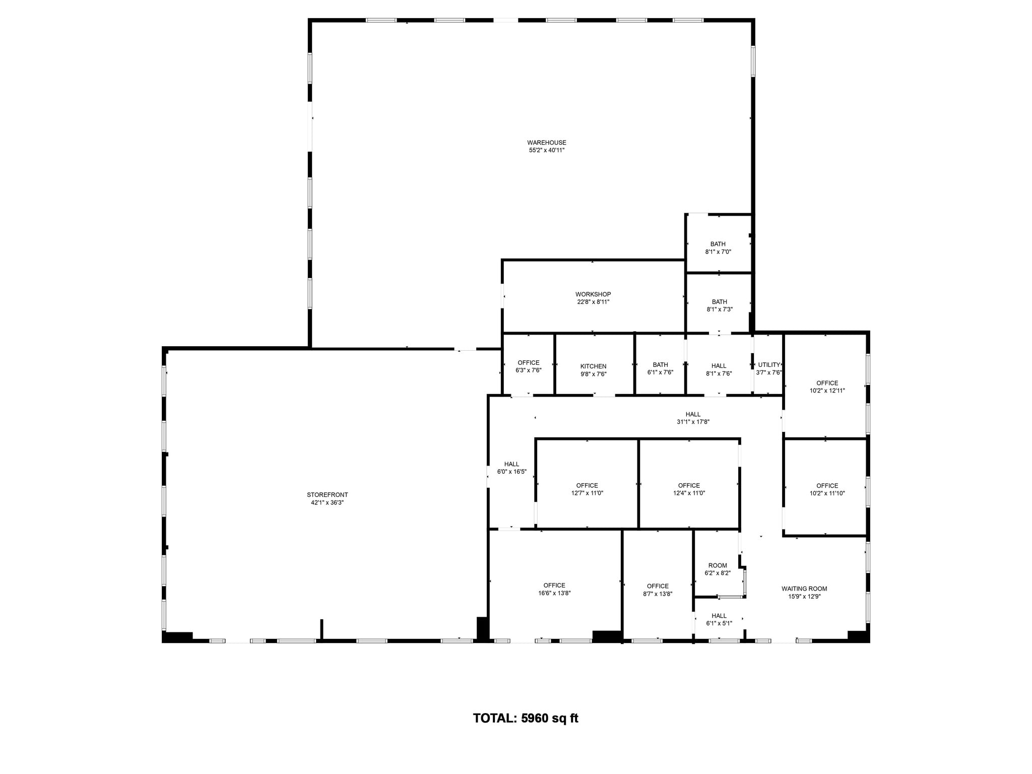 3584 Atlanta Hwy, Flowery Branch, GA à louer Plan d’étage– Image 1 sur 27