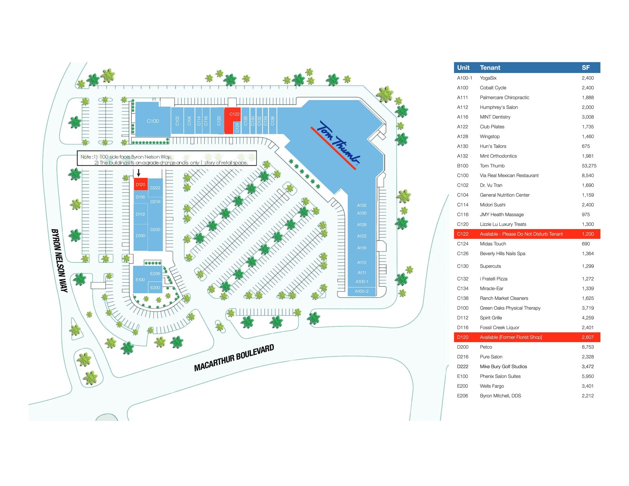 4000-4040 N MacArthur Blvd, Irving, TX à louer Plan de site– Image 1 sur 1