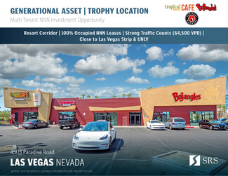 Plus de détails pour 4503 Paradise Rd, Las Vegas, NV - Local commercial à vendre