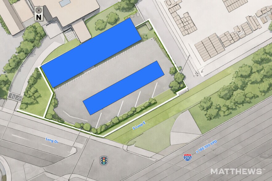 6015 Long Dr, Houston, TX à louer - Photo de l’immeuble – Image 2 sur 4